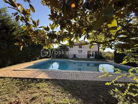 exclusivité  pechbonnieu maison t6 d'environ 150m2 avec terrain de 1091m2 garage et piscin