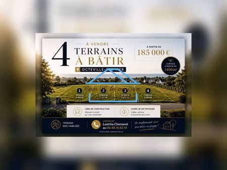 terrains constructibles octeville