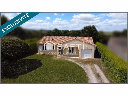 vente maison 5 pièces 94 m² à garat (16410)  188 000 €