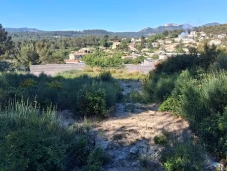 achat terrain 1 289m² la bouilladisse 13720