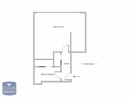 appartement à louer 1 pièce 31.85 m² - levallois-perret (92) - 997€