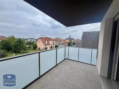 appartement à louer 2 pièces 47.87 m² - brumath (67) - 784€