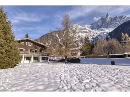barnes chamonix - les bois - chalet 8 chambres - magnifique vue mont-blanc - terrain...