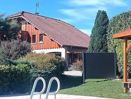 vue exceptionnelle & esprit chalet : villa atypique à aromas