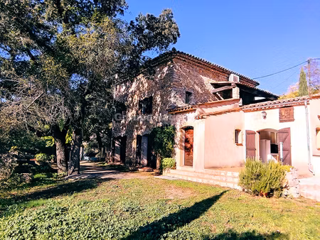 le thoronet - maison en pierre 178m²  garage  terrain