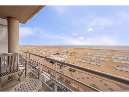 gemeubeld - appartement op een ideale verdieping met frontaal zeezicht aan het albertstran