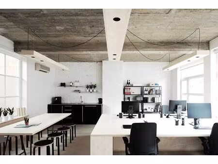 industrieel kantoor in coworking setting