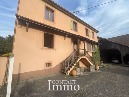 berrwiller   plein centre village  ensemble immobilier sur 1