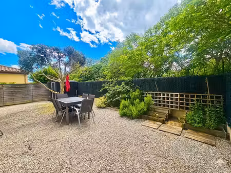 à vendre – superbe t3 en rez-de-jardin à balaruc-le-vieux avec 2 parkings et cellier
