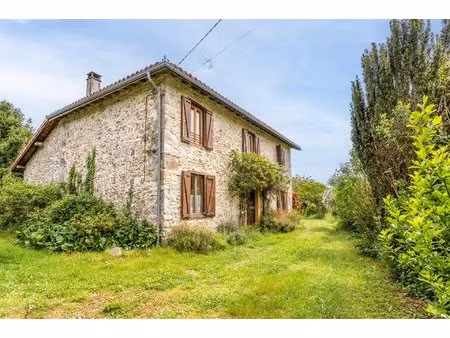 charmante ferme en pierre rénovée avec de superbes vues sur le château et les collines