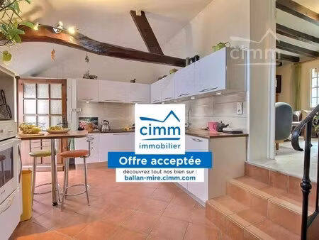 maison 101 m² 3 chambres  jardin  garage