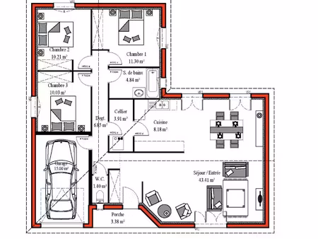 vente maison 4 pièces 125 m² pontenx-les-forges (40200)