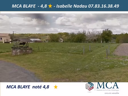 vente terrain 1000 m² montlieu-la-garde (17210)
