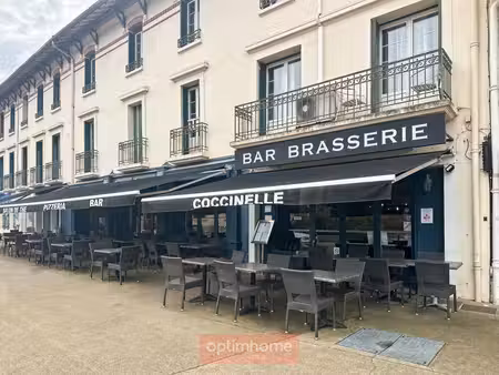 murs et fonds restaurant pizzeria bar 390 m2  terrasse 50 places assises sur rue piétonne