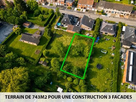 terrain à vendre de 743 m² à mouscron (vbe23938)