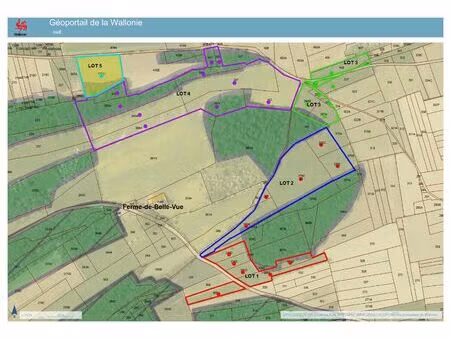 terrain agricole à vendre de 9280 m² à philippeville (vbe23960)