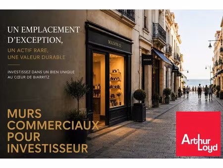 vente local commercial 20m2 biarritz 64200 - 433600 € - surface privée
