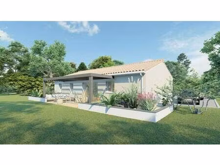 terrain avec maison neuve à vendre