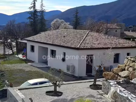 a vendre – maison d’architecte contemporaine 135 m² - 4 chambres au brusquet (04)