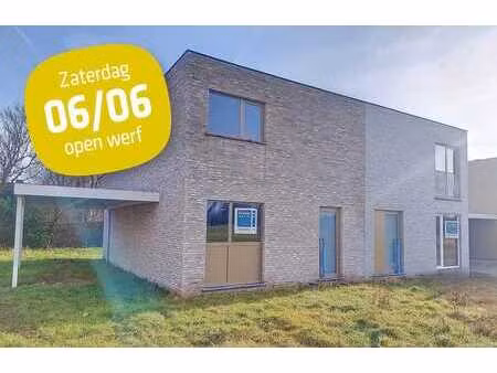 moderne nieuwbouw in doodlopend straatje