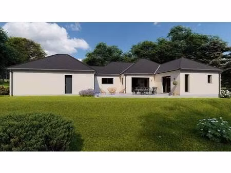 terrain avec maison neuve à vendre