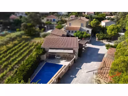 mas avec 2 logements indépendants + bâtiment de 5 chambres d'hôtes-piscine