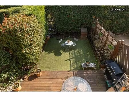 ? t4 duplex vaulx-en-velin la soie - jardin + garage + cave - dpe c