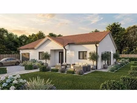 terrain avec maison neuve à vendre