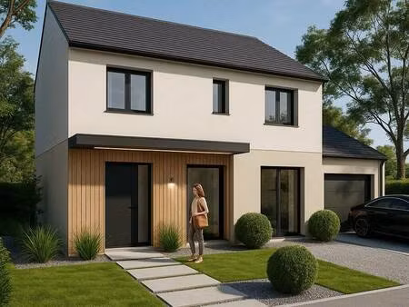 terrain avec maison neuve à vendre