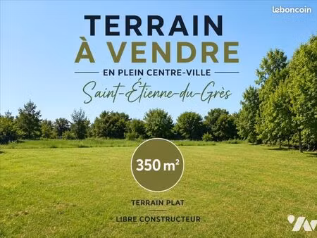 terrain 348 m² st etienne du gres