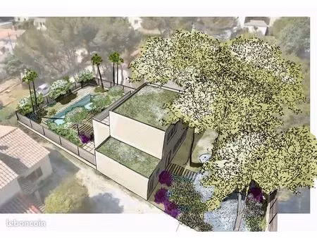 un terrain sur roquefort la bedoule de 472m2  calme et proche du centre du village