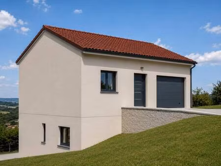 terrain avec maison neuve à vendre