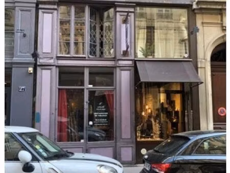 local commercial 33 m2 - secteur foch cuvier à lyon 6 - rue passante et commercante - gran
