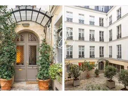 paris 6e - saint-germain-des-prés - duplex à vendre - 7 pièces - 233 72m² carrez - 4/5 cha