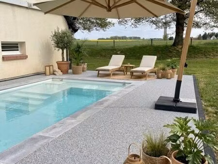 maison familiale 168 m² avec piscine chauffée et jacuzzi – limésy
