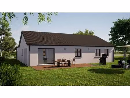 terrain avec maison neuve à vendre