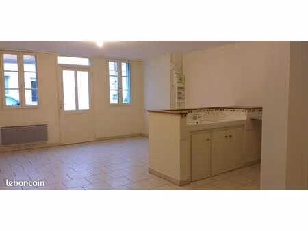 appartement rdc - 2 pièces - 50 m2 - cosne cours sur loire