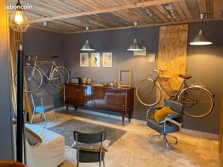 appartement meublé  jardin sud  parking nord