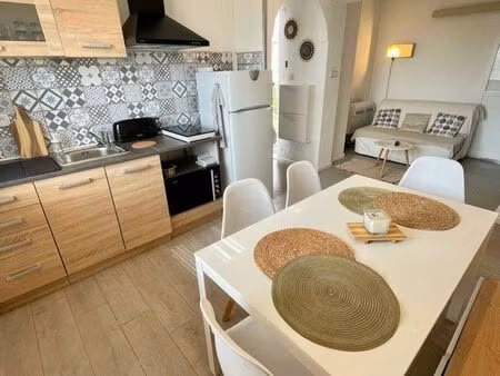 appartement t2 meublé avec jardin