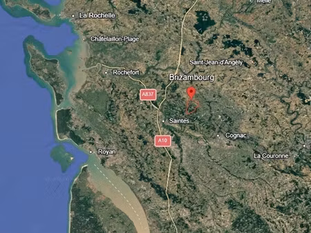 vente terrain 450 m² à brizambourg (17770)  36 650 €