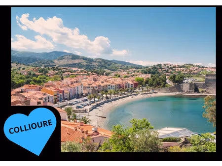 à vendre : magnifique t2 à collioure votre havre de paix à