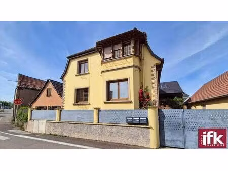 horbourg-wihr : maison 7 pièces de 131m² avec sous-sol