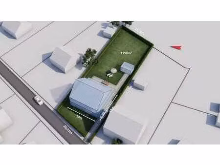terrain à bâtir pour maison quatre façades à keerbergen