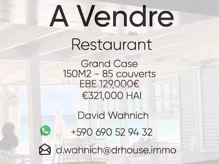 vente locaux professionnels 2 pièces 150 m² à saint-martin (97150)  321 000 €