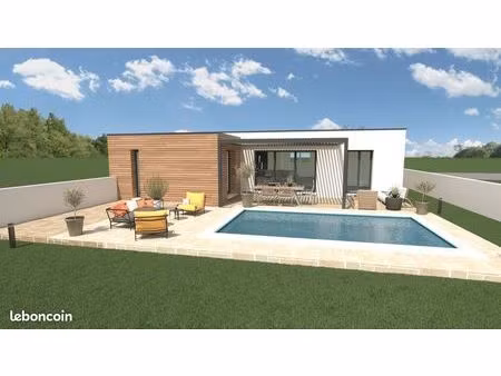 maison 100 m² courcon