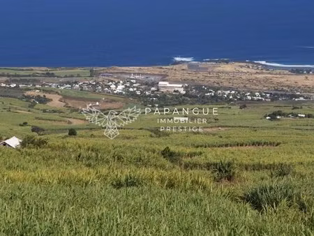 terrain sur le secteur de la saline de 2 400 m² avec vue totalement imprenable