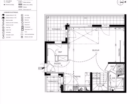 appartement 2 pièces avec deux terrasses