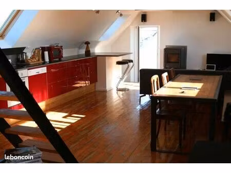 loft au dernier étage – 50 m² – plonéour-lanvern