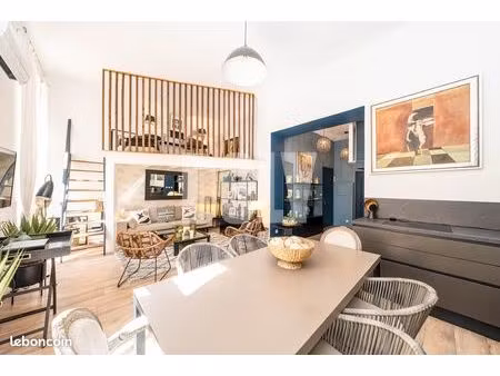 grand t2 - 61 m2 - 2 chambres - terrasse 13 m2 - coeur de cannes