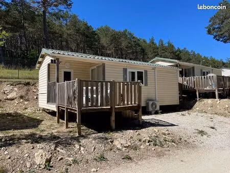 mobil-home 2 chambres avec vue montagne